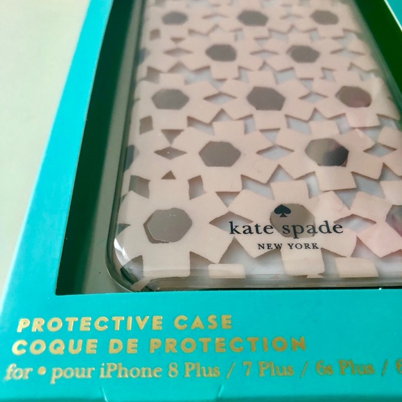 🎀Kate Spade ♠️ Clear Protective Case Pink/Floral - Picture 4 of 6